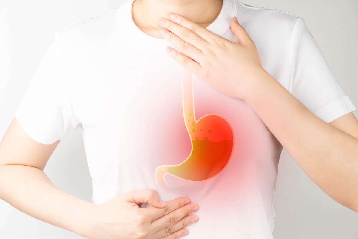 Ilustração do estômago representando a Gastroenterologia